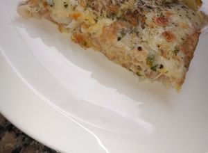Una foto de Filet de merluza al horno gratinado