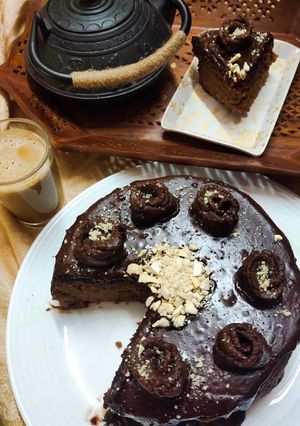 ডিম ছাড়া চকলেট কেক(Dim chara chocolate Cake recipe in Bengali) রেসিপির প্রধান ছবি
