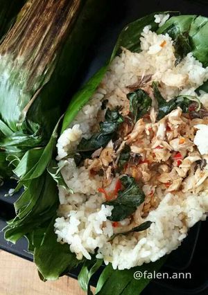 Foto resep Nasi bakar tongkol pedas kemangi #selasabisa