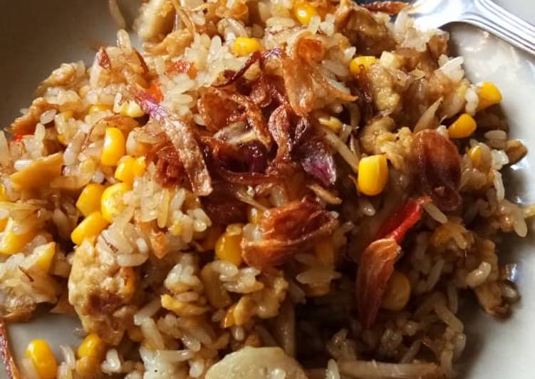 Resep Nasi goreng jagung manis Anti Gagal