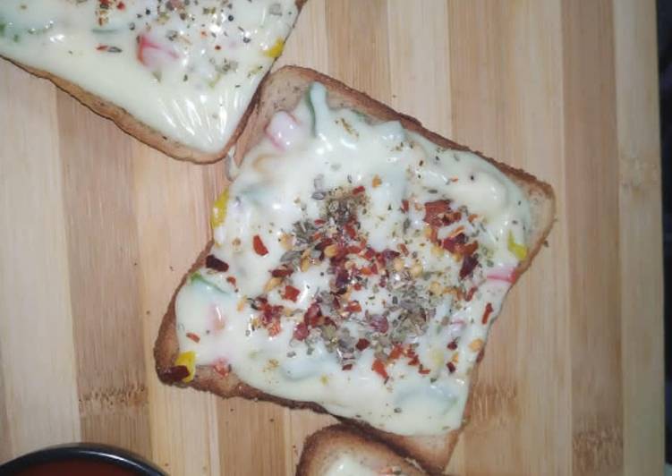 Recipe of Homemade Pepper Paneer Toast