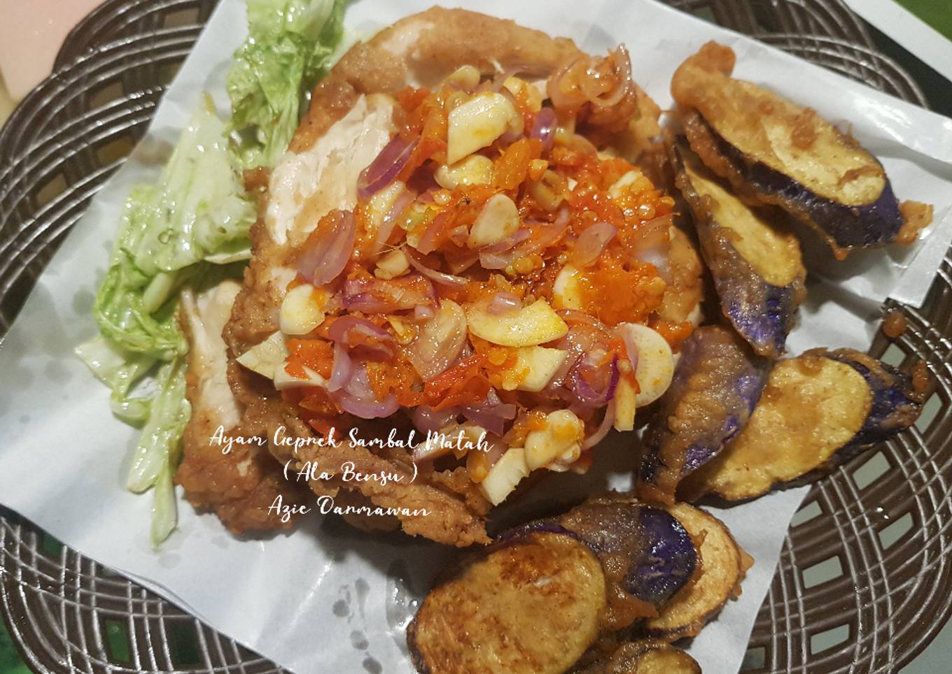 Ayam Geprek Sambal Matah (Ala Bensu)