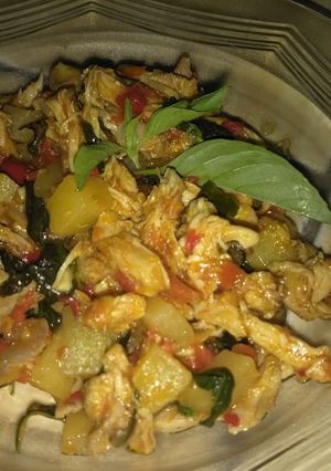 Foto resep Ayam suwir sambal kemangi