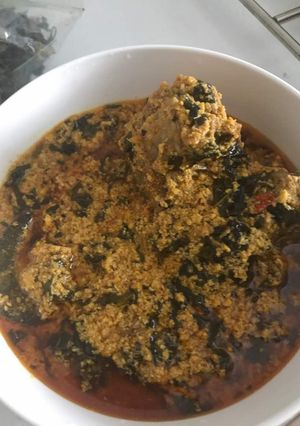 A picture of Egusi Soup.