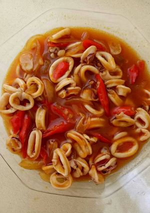 Foto resep Cumi Saos Padang Simpel
