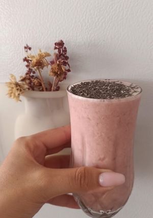 عکسی از دستور اسموتی رژیمی هلو هندوانه 🍉🍧