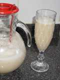 Chirimoya con vino blanco