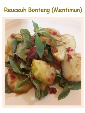 Cara Gampang Membikin Resep  Reuceuh Bonteng (Mentimun) yang Menggugah Selera, Bisa Manjain Lidah