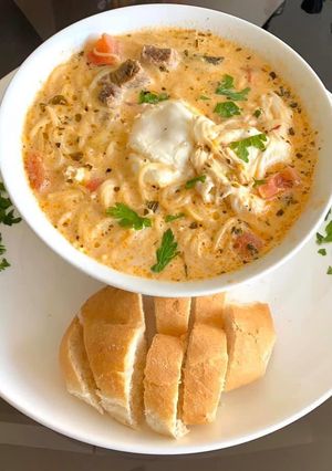 Una foto de Sopa a la minuta