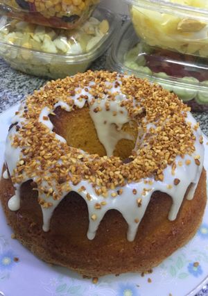 Una foto de Torta de zanahoria(sin lactosa)🥕