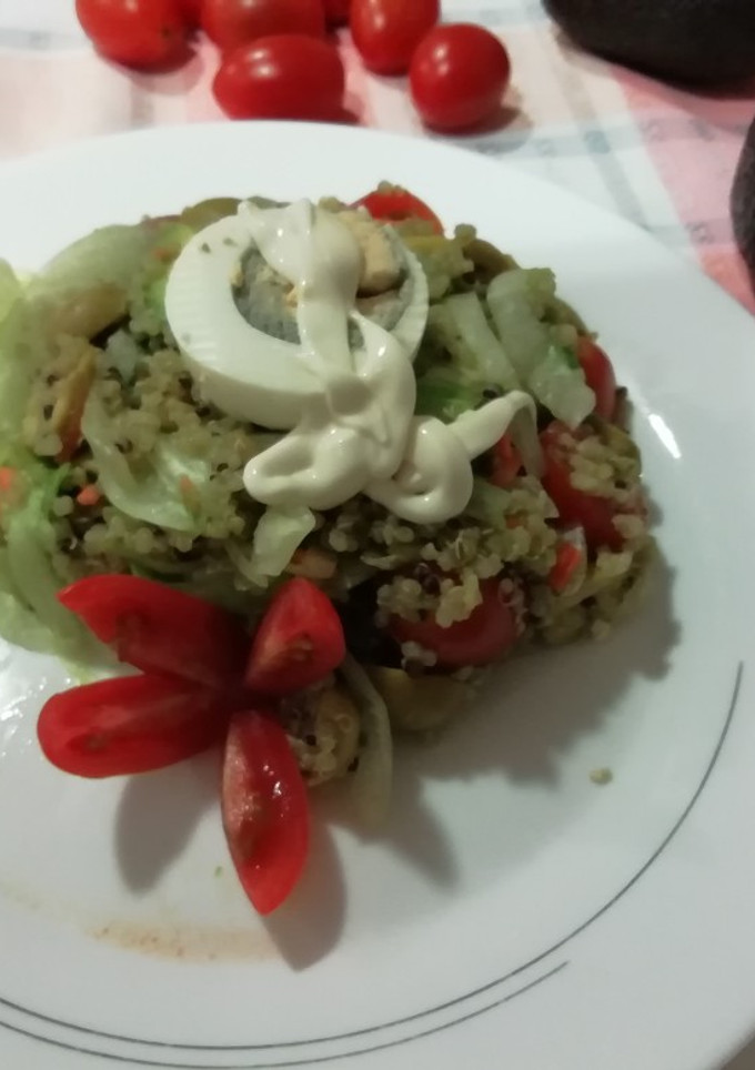 Una foto de Ensalada de quinoa