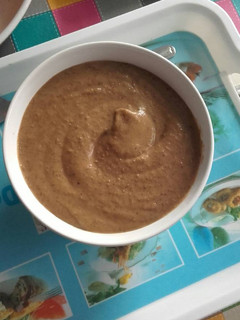 Una foto de Puré de lentejas con verduras