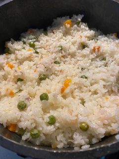 صورة لوصفة ارز بالبسله والجزر