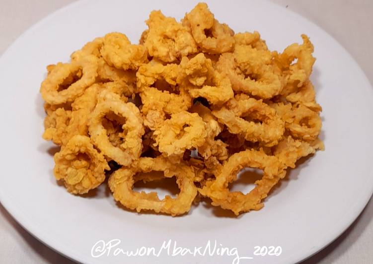 Resep Cumi goreng tepung Lezat