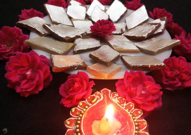 How to Make Tasty Chocolate Kaju Katli / Plain Kaju Katli