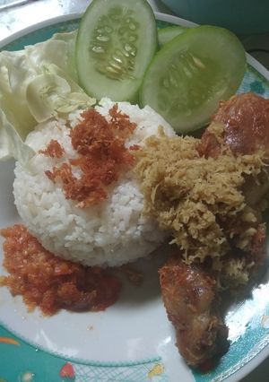 Foto resep Ayam goreng kremes kelapa
