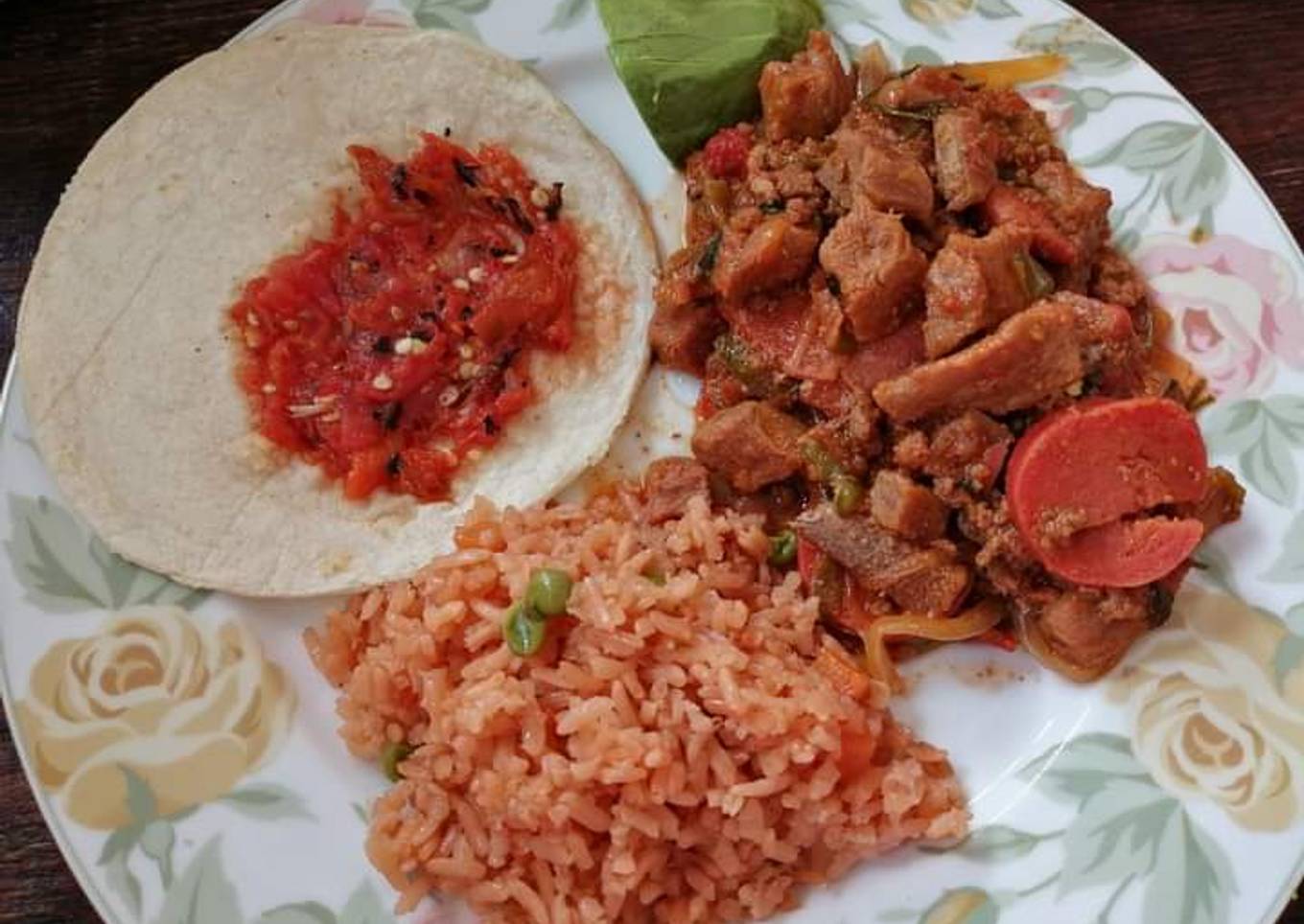 Discada a la estufa, casera a mi estilo