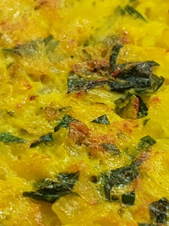 Una foto de Tortilla de Papa cruda
