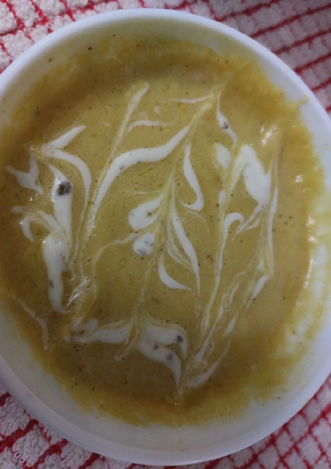 صورة لوصفة شوربة قرع