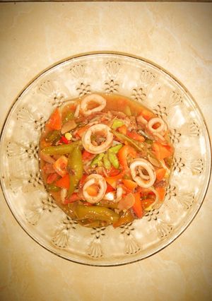 Foto resep Cumi Asin Pete Cabe Ijo