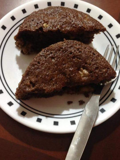 A picture of Finger millet banana walnut cake.