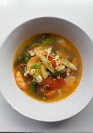 Foto resep Udang Kuah Cabe Ijo