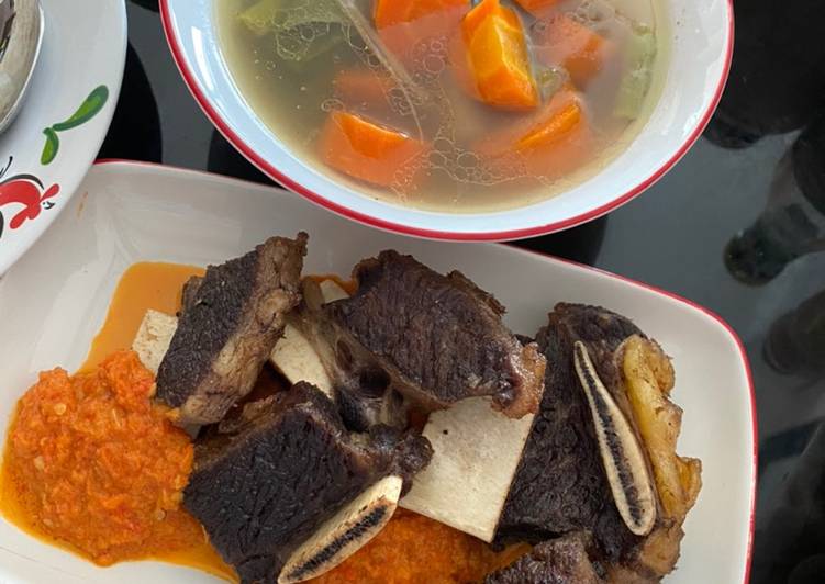 Resep Iga Penyet Kuah Polos, Sempurna