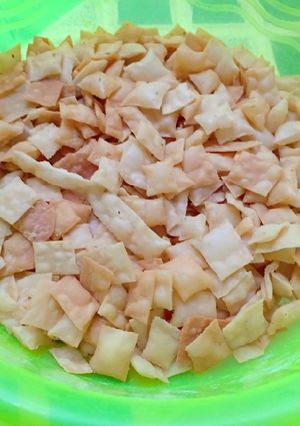 Foto resep Cemilan pangsit goreng