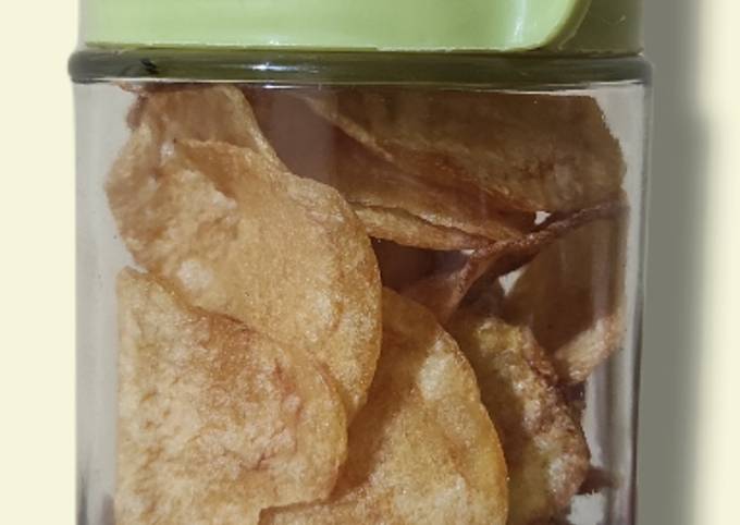 Yuk intip, Resep bikin Keripik Kentang (Cemilan Mudah dan Ekonomis) ▪️Part 1▪️ yang nagih banget