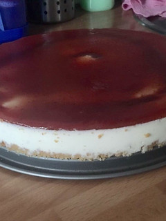 Una foto de Tarta de queso sin horno