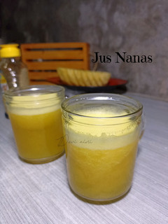 Foto resep Jus nanas + madu