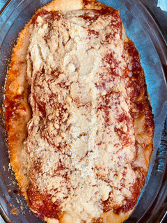 Una foto de Canelones de gambas y shiitake