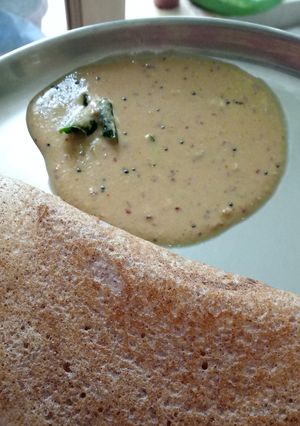 A picture of Mappillai samba dosa.
