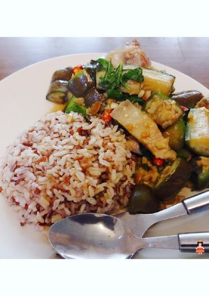 รูปของ ผัดมะเขือยาว,,,🍴🐷🐖🍆🐖🐷🍴#กินผักรักสุขภาพ2