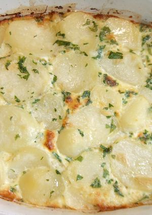 Foto principal de Bacalao horneado con patatas 