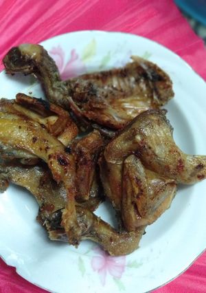 Hình của món Cút chiên giòn.