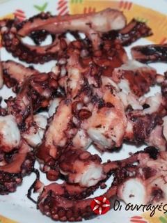 A picture of Octopus in Vinegar from Beautiful Agistri.