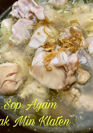 Foto resep Sop Ayam Pak Min Klaten duplicate