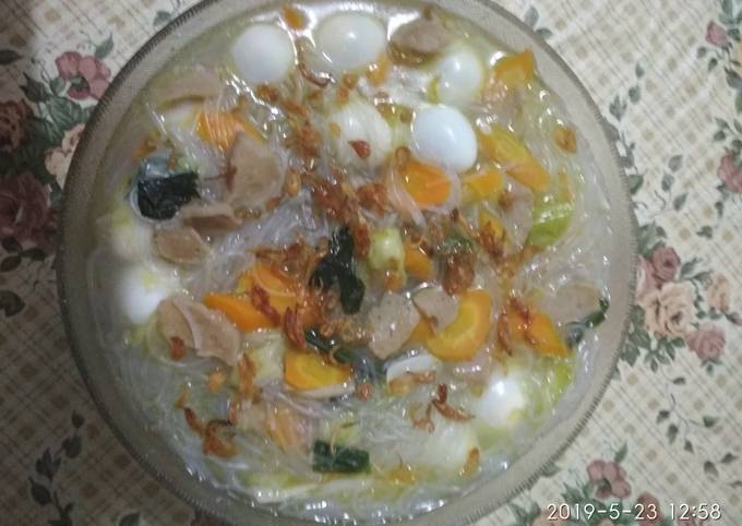 Ini dia! Bagaimana cara memasak Tumis Soun kuah bakso yang gurih