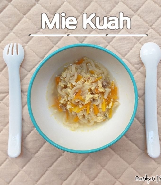 Foto resep Mie Kuah (MPASI)