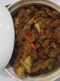 Krengsengan Daging Kambing (tanpa santan)