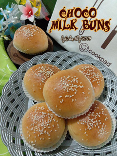 Foto resep Choco Milk Buns (Eggless)