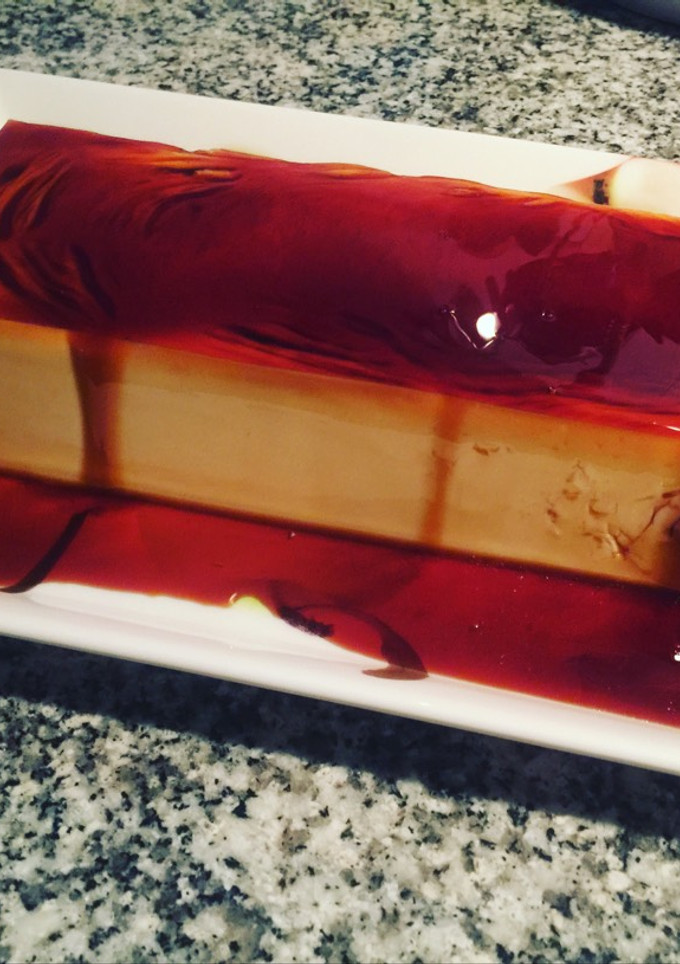 Una foto de Flan de Queso sin horno