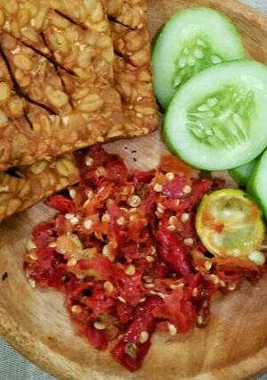 Foto resep Sambel terasi mentah