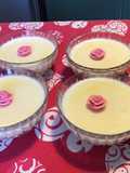 Crèmes vanille et miel à l agar agar