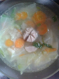 Foto resep Sayur soup pentol