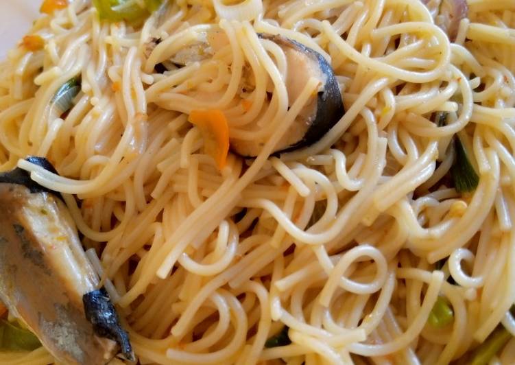 Easy Way to Cook Appetizing Spaghetti jollof