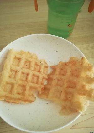 Sajtos gofri recept fotója