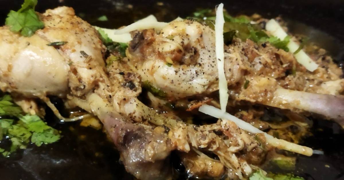Black pepper chicken karahi Recipe by Sarvat Hanif Cookpad