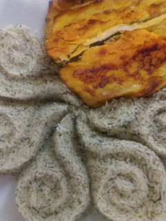 عکسی از دستور شوید پلو با ماهی
